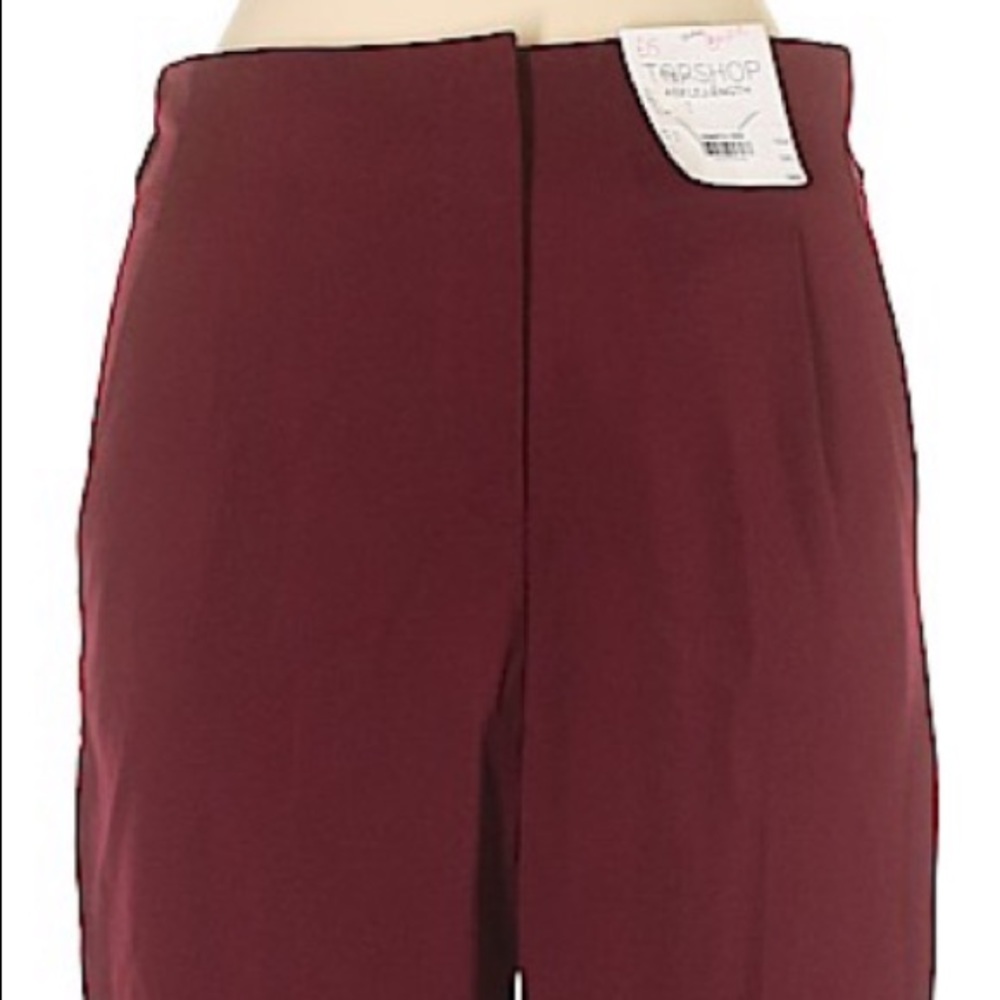 Topshop pants burgundy, BNWT